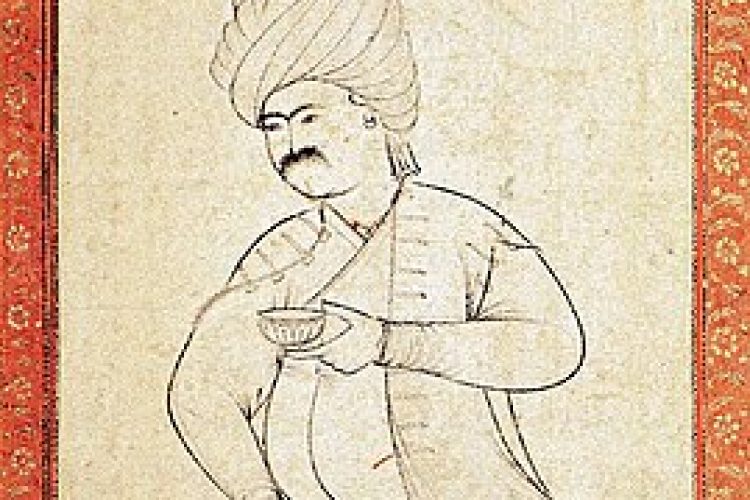 نگاره‌ای از شاه اسماعیل یکم اثر کمال الدین بهزاد