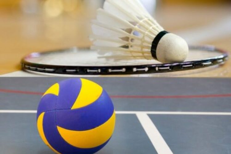 آموزش والیبال و بدمینتون