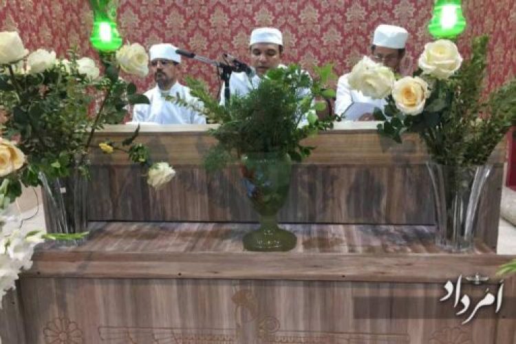 آیین پرسه همگانی در تالار آتشکده کرمان