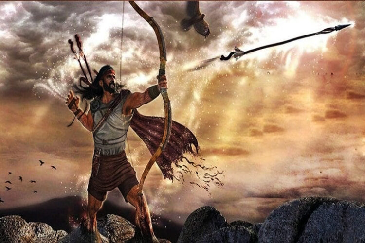 نقاشی-آرش-کمانگیر