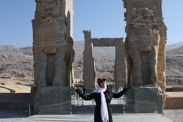 هما اَرژنگی، دروازه ملل در تخت جمشید. نگاره سیاوش آریا